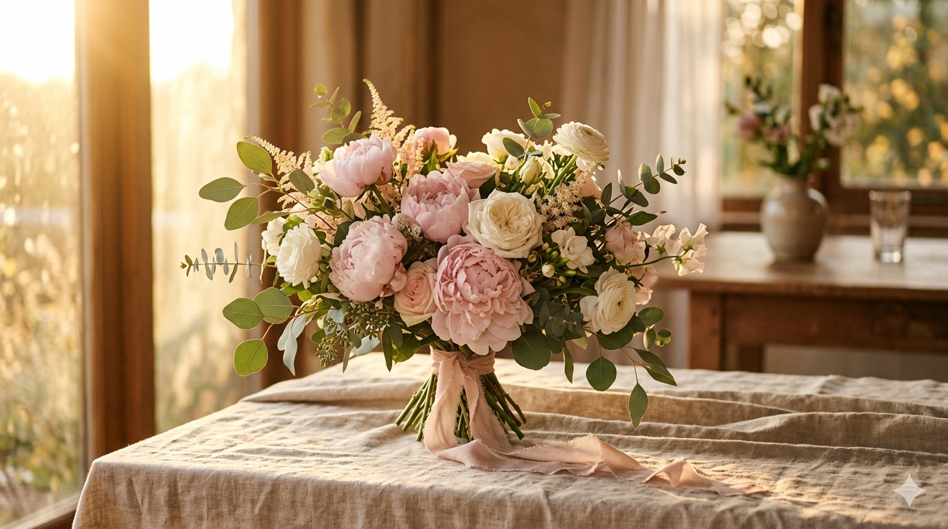 Bespoke floral arrangement by The Floral Muse, Leeds florist