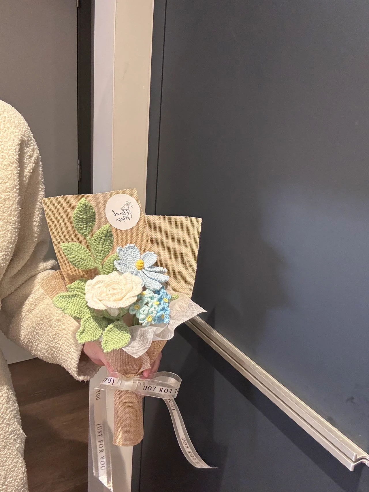 Cotton Field Nook — crochet arrangement by The Floral Muse, view 2
