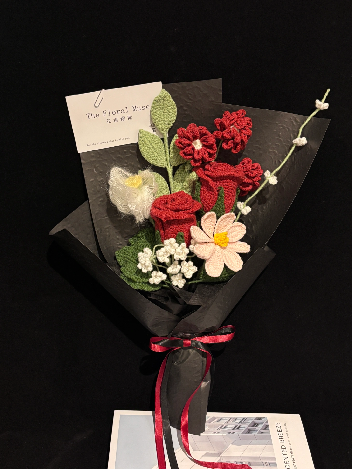 Embroidered Ember — crochet arrangement by The Floral Muse, Leeds
