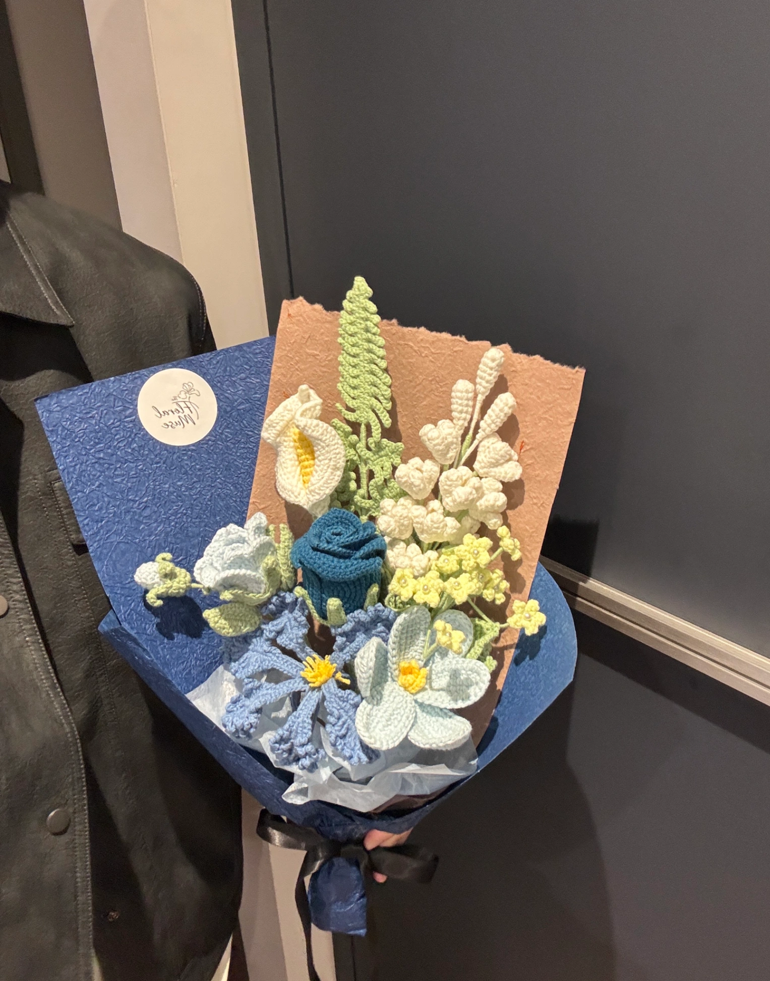 Sea Salt Bouquet — crochet arrangement by The Floral Muse, view 2