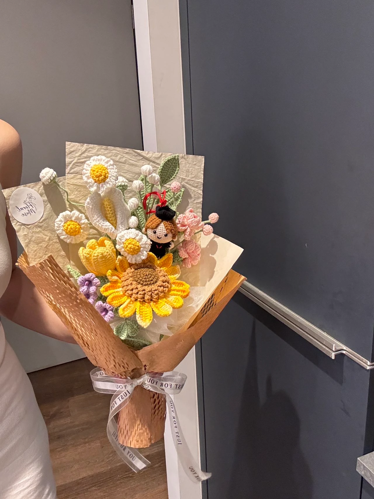 Little Scholar's Garden — crochet arrangement by The Floral Muse, view 2