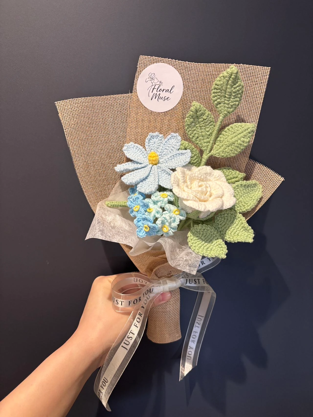 Cotton Field Nook — crochet arrangement by The Floral Muse, Leeds