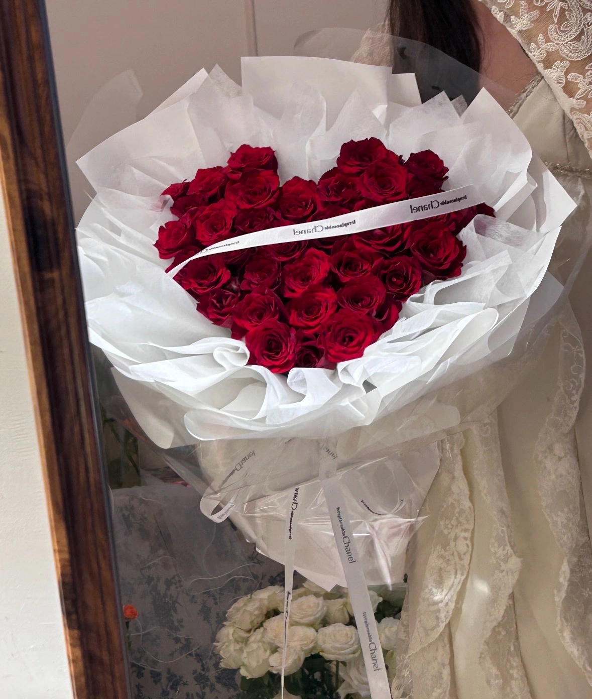 Crimson Folded Heart