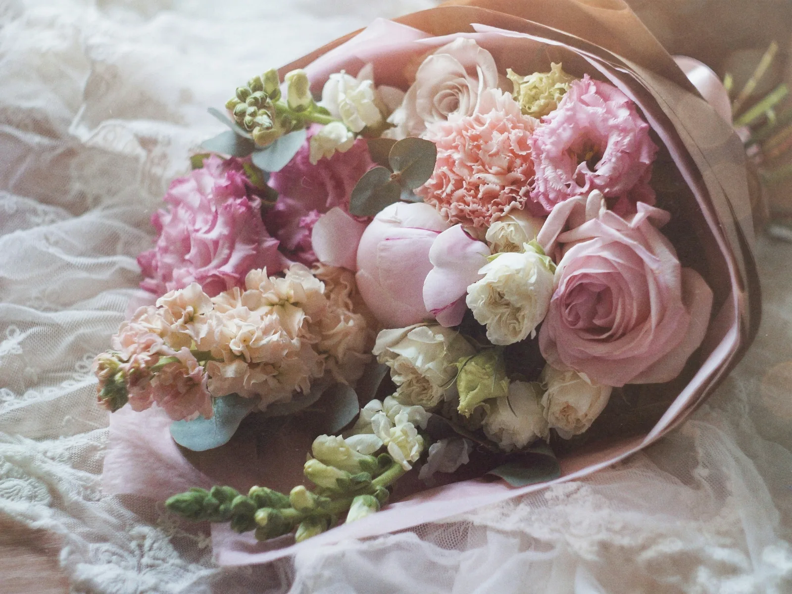 A fresh seasonal bouquet by The Floral Muse