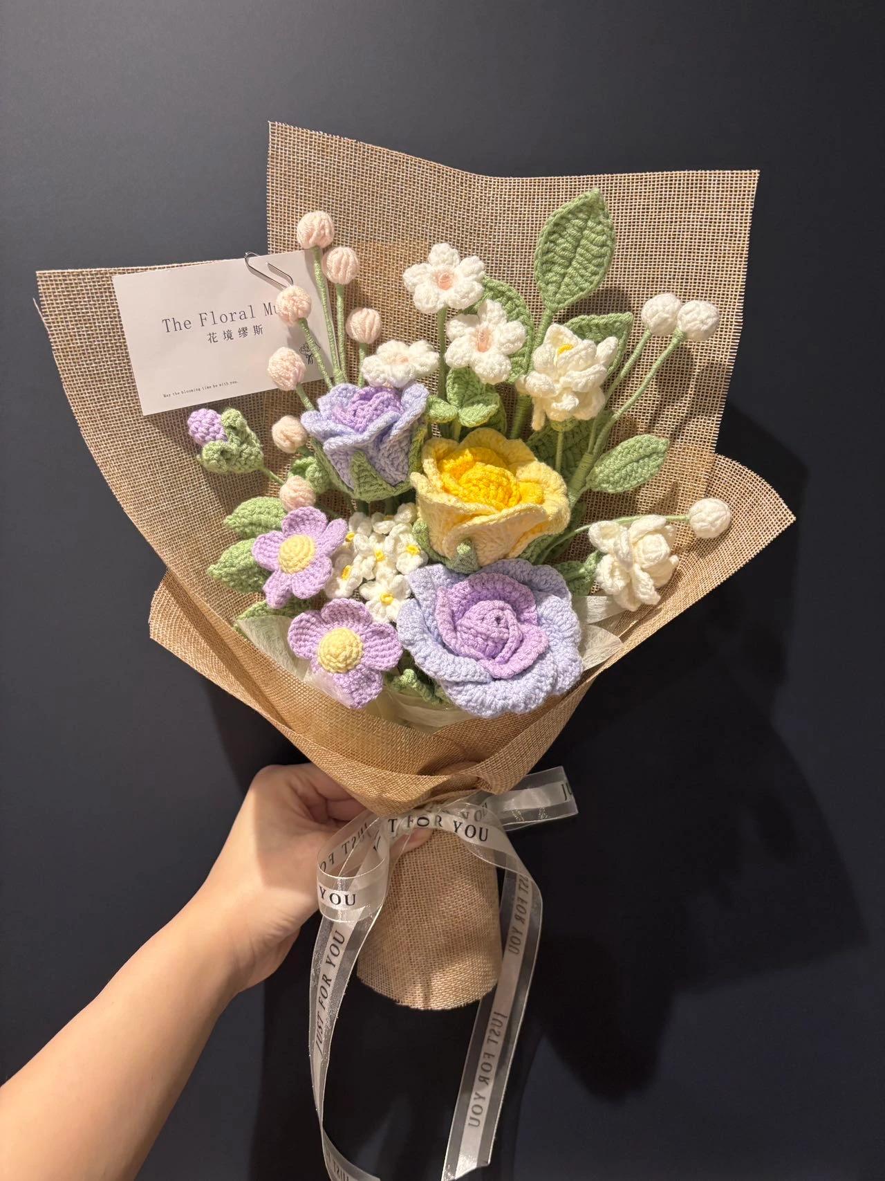Silken Stitch Bouquet — Crochet