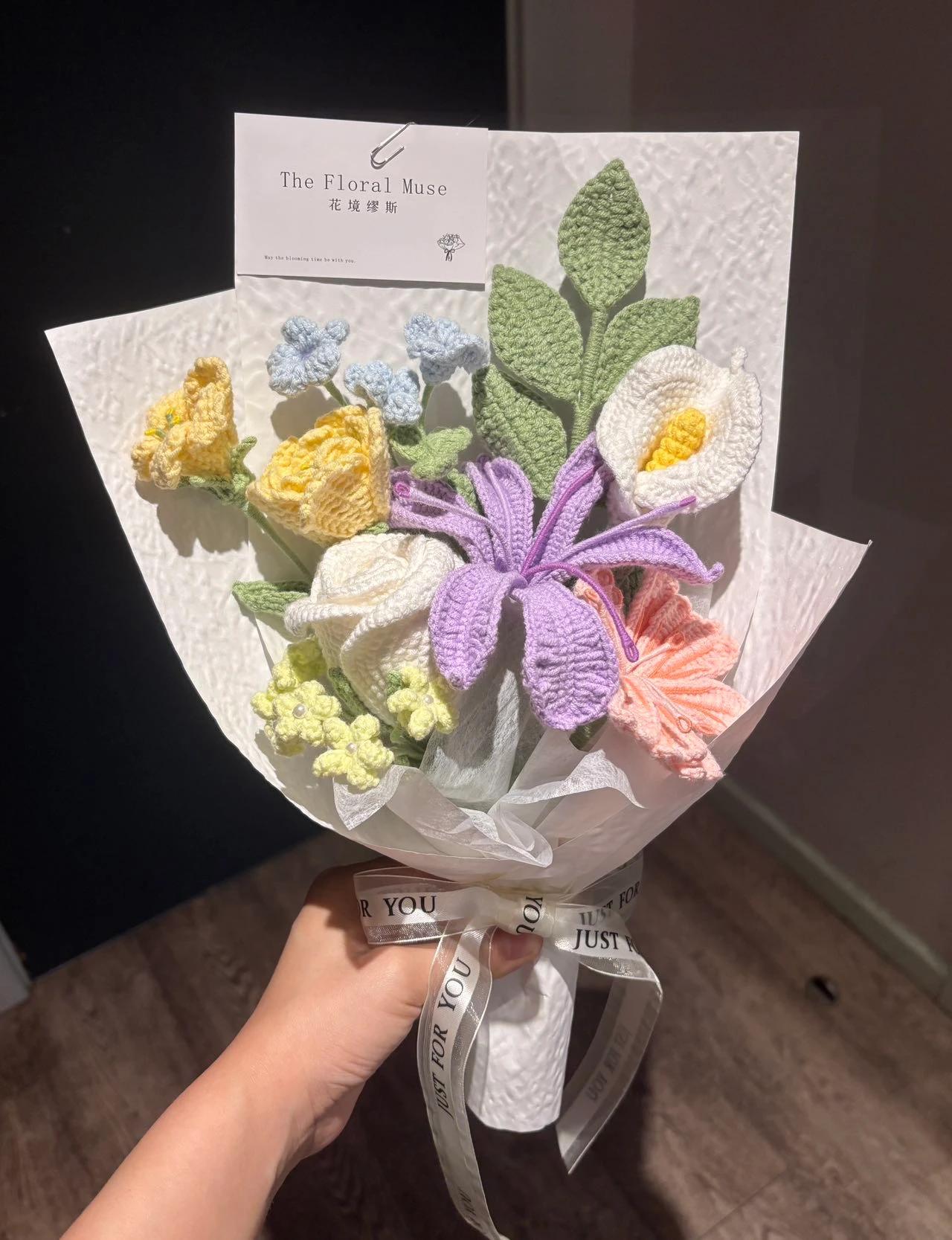 Lysandra — crochet arrangement by The Floral Muse, Leeds
