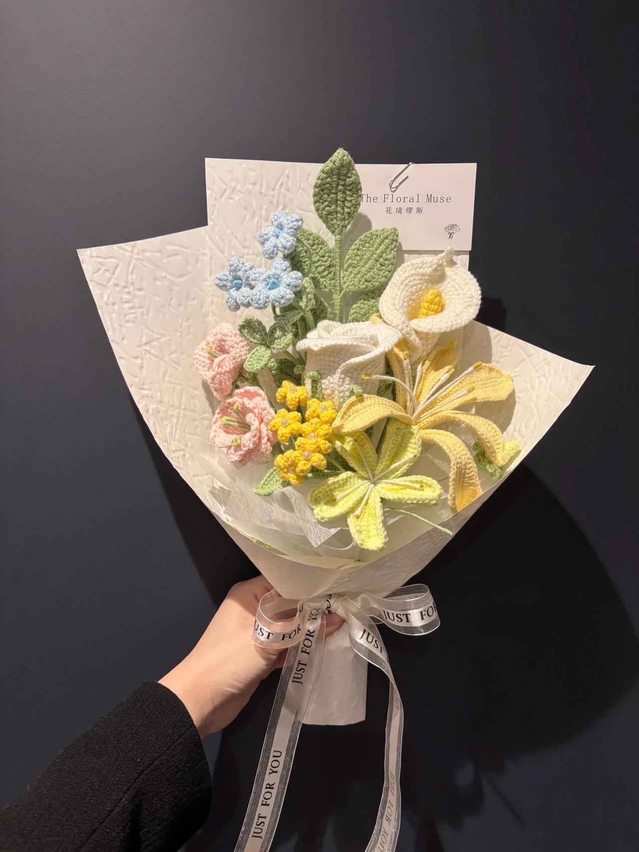 Fancy Stitch — crochet arrangement by The Floral Muse, Leeds