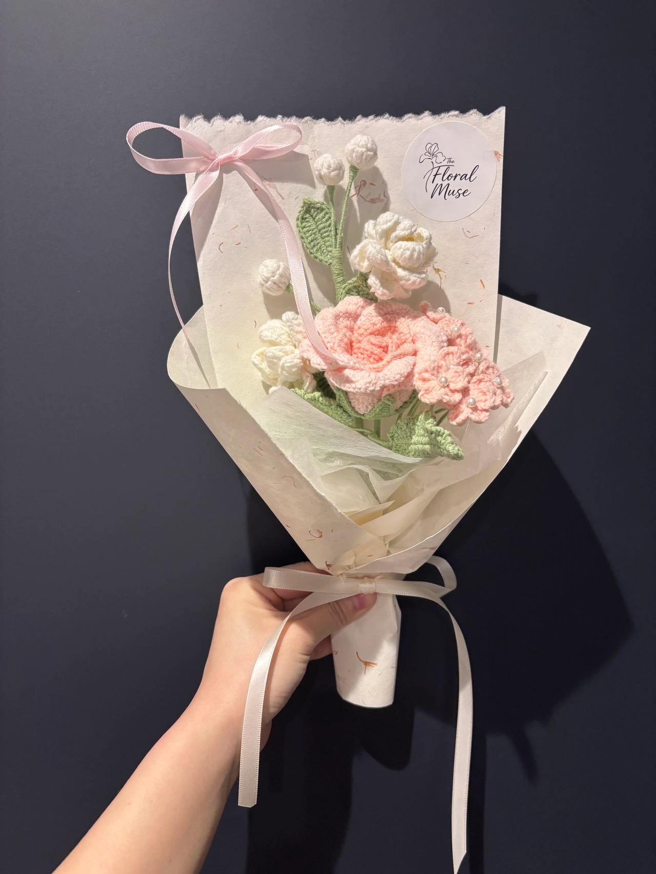 Petite Pearl Posy — Crochet