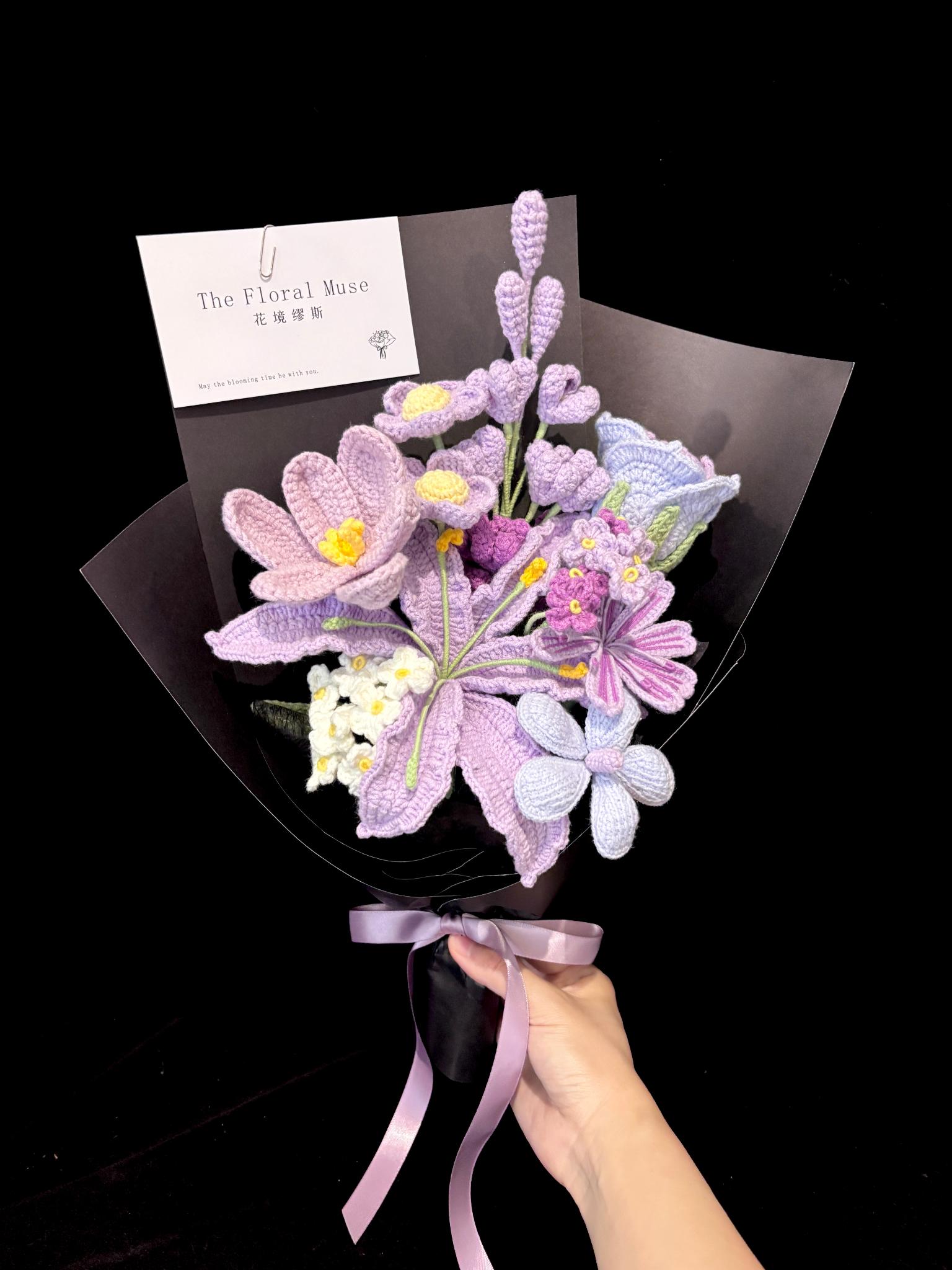 Twilight Stitch Bouquet — Crochet