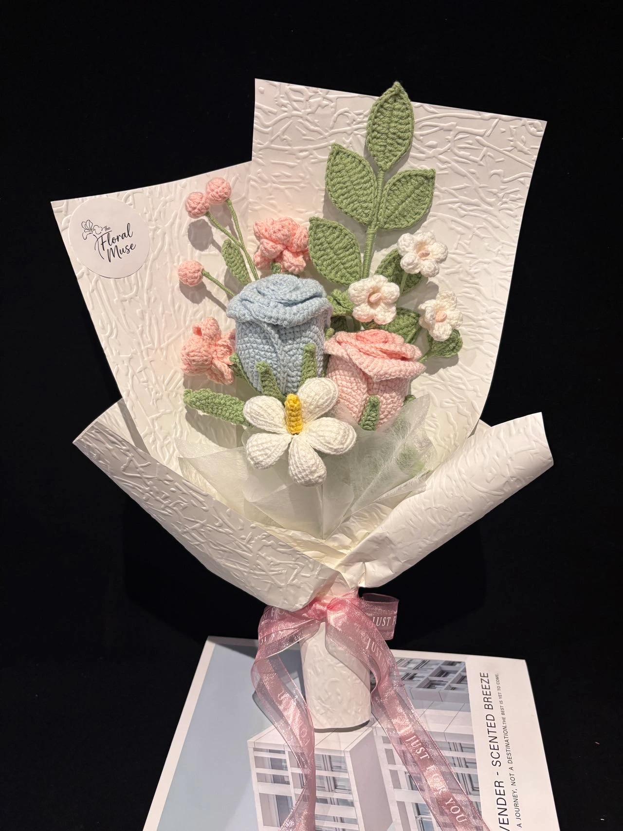 Fibre & Bloom — crochet arrangement by The Floral Muse, Leeds