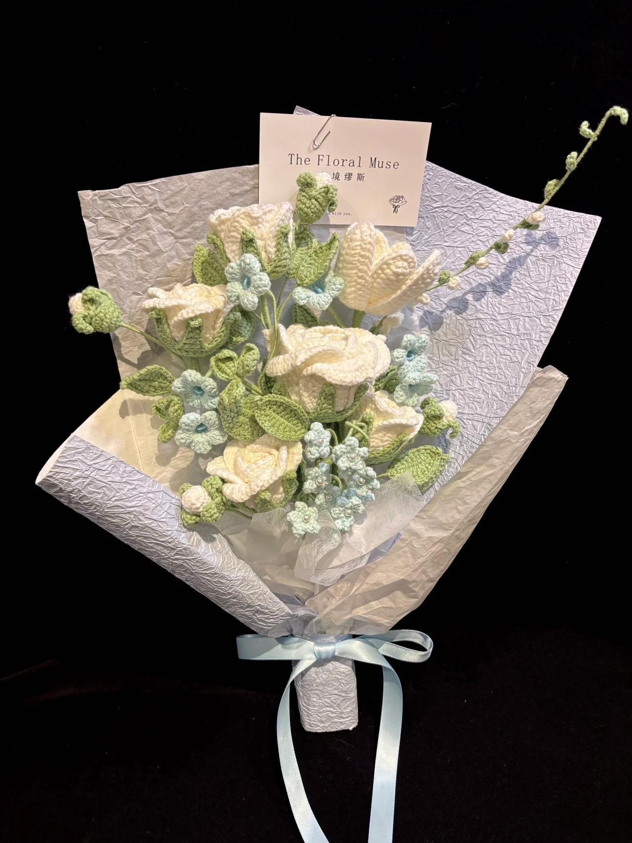 Silken Bud Bouquet — Crochet
