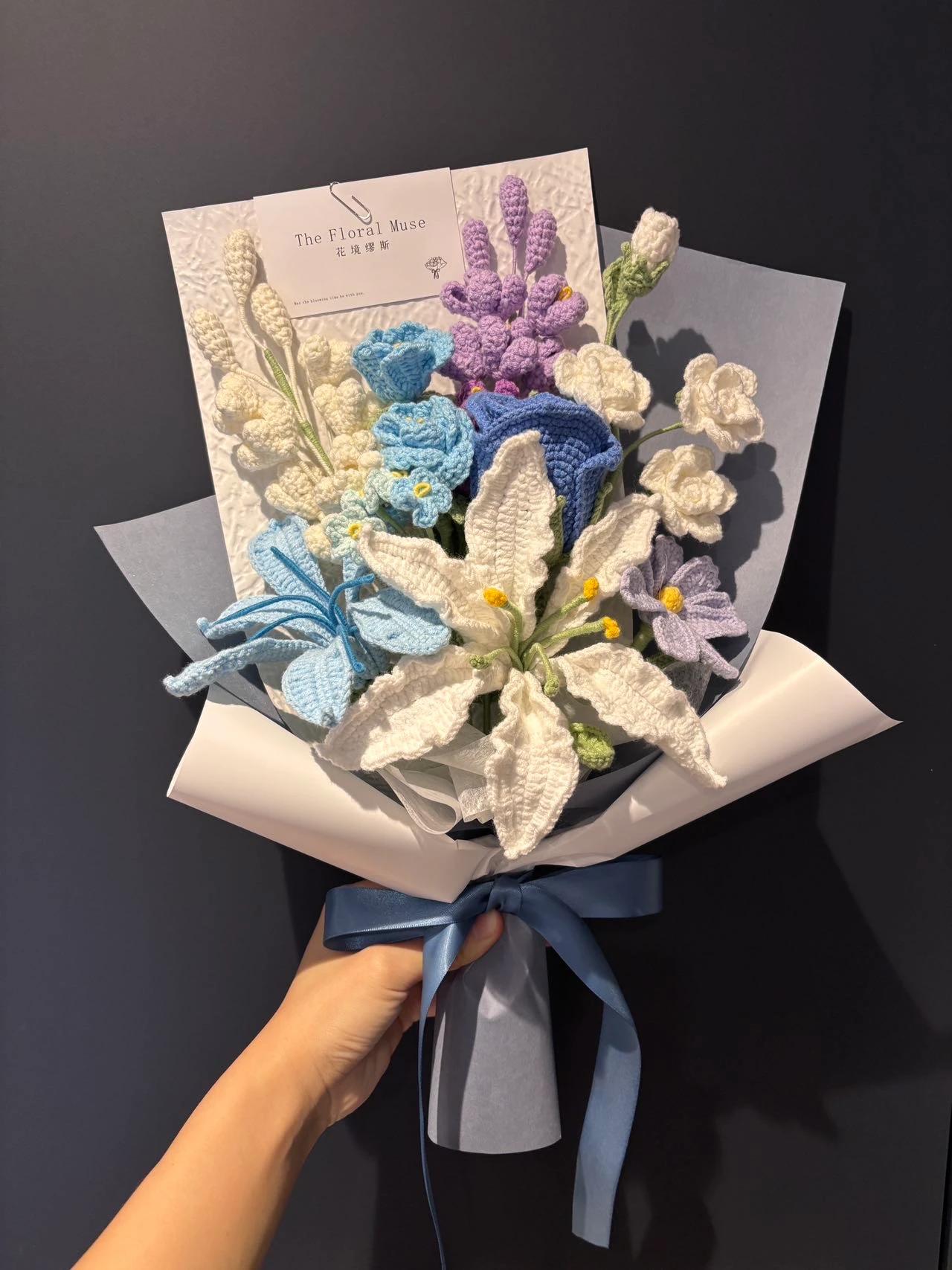 Silken Stitch Gathering — crochet arrangement by The Floral Muse, Leeds